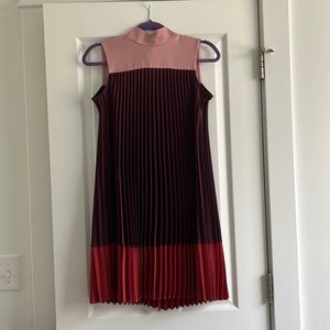 NWT Ted Baker pleat bow dress